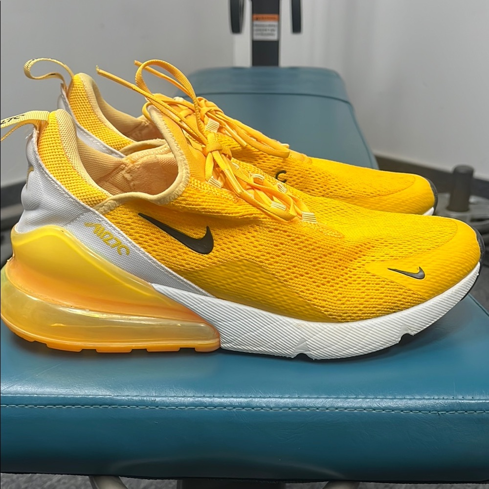 Nike Yellow and White Sneakers